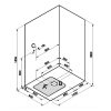 64971022000 - VİTRA KDÜ-Roomy Neo 120X90 SOL ÇEKMECE DUŞ ÜNİTESİ - Görsel 2