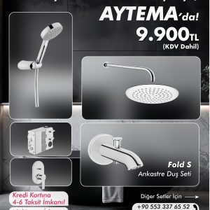 ARTEMA FOLD S ANKASTRE BANYO DUŞ SETİ